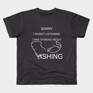 Fishing Funny T-shirt Sarcasm Qoutes Kids T-Shirt